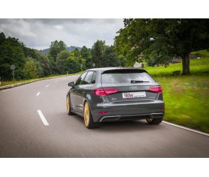 KW Gewindefahrwerk  V3 Inox (mit Druck- & Zugstufendämpfung) für Audi A3 Typ 8V (Sportback) Ø 55mm, für Mehrlenker HA, ohne elektr. Dämpferregelung